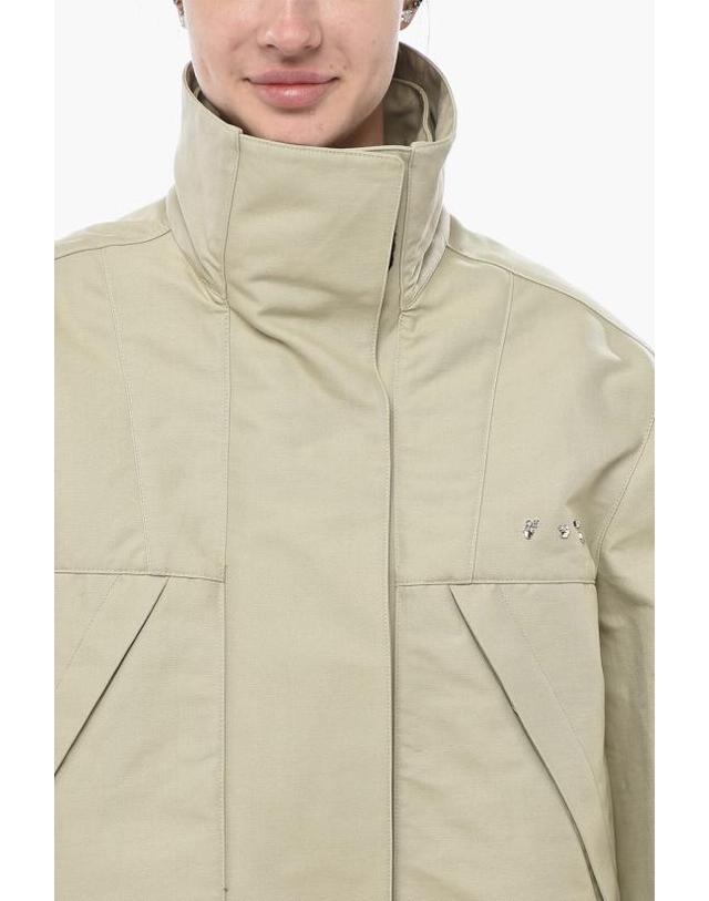 오프화이트 [해외직구] 오프화이트 자켓 OWEA262F21FAB0020500 Beige 착용컷