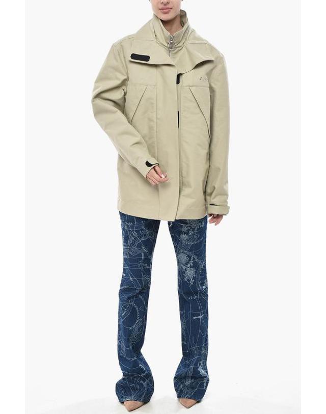 오프화이트 [해외직구] 오프화이트 자켓 OWEA262F21FAB0020500 Beige 착용컷