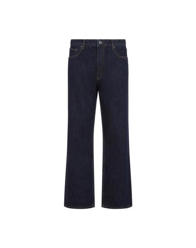 오프화이트 [해외직구] 26FW 오프화이트 데님 팬츠 44MYA18JF26D004460 RAW INDIGO 착용컷