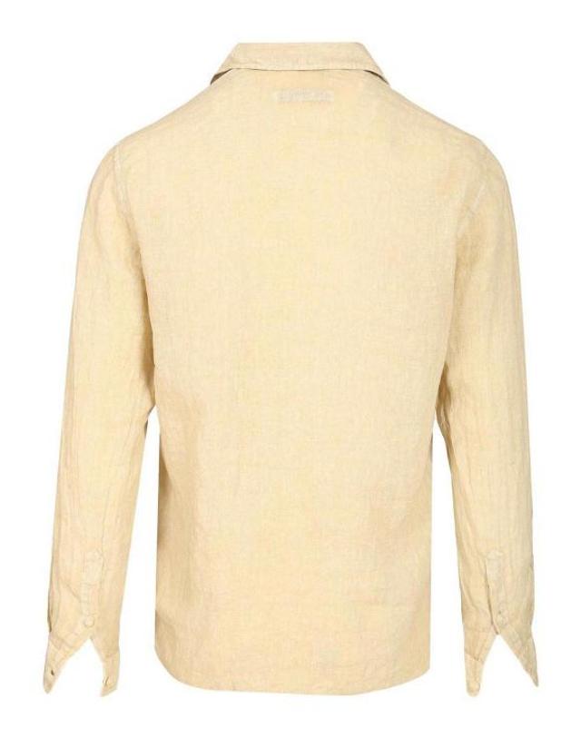 오리지날 빈티지 [해외직구] 25SS 오리지날 빈티지 긴팔 셔츠 EROS217AVENA Beige 착용컷