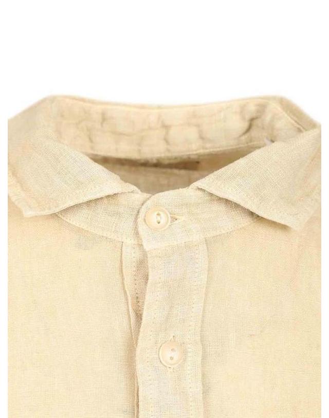 오리지날 빈티지 [해외직구] 25SS 오리지날 빈티지 긴팔 셔츠 EROS217AVENA Beige 착용컷