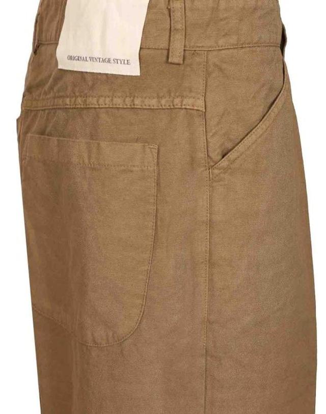 오리지날 빈티지 [해외직구] 25SS 오리지날 빈티지 스트레이트 팬츠 PARKER201NOCE Brown 착용컷