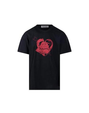 [해외직구] 26SS 아워레가시 루즈 티셔츠 러브 스토리 프린트 M2266LL LOVE BLACK
