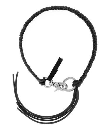 [해외직구] 26SS 아워레가시 브레이디드 라돈 레더 목걸이 A2268LBL BLACKLEATHER
