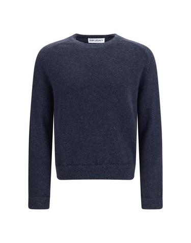 [해외직구] 26FW 아워레가시 트루 라운드넥 스너그 알파카 니트 M4263TC CHARCOAL GREY