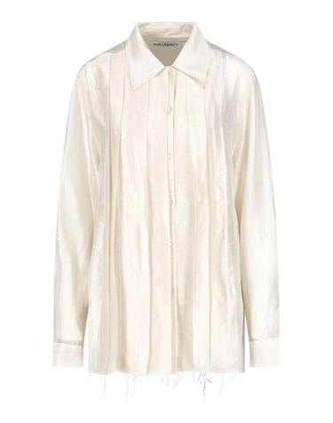 [해외직구] 26FW 아워레가시 턱시도 에브리 셔츠 W4262EMPMOONLITPEARLSHIMMERGAUZE WHITE