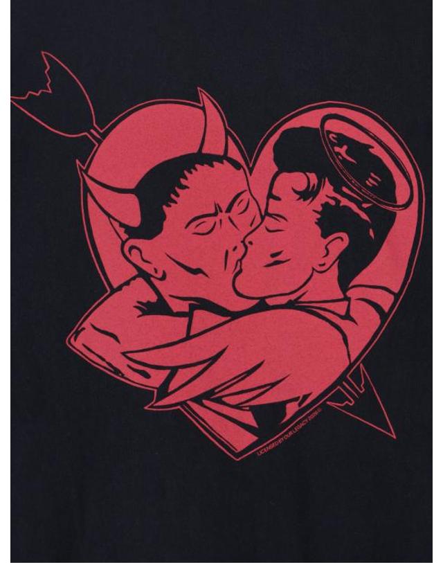 아워 레가시 [해외직구] 26SS 아워레가시 루즈 티셔츠 러브 스토리 프린트 M2266LL LOVE STORY PRINT MULTICOLOUR 착용컷