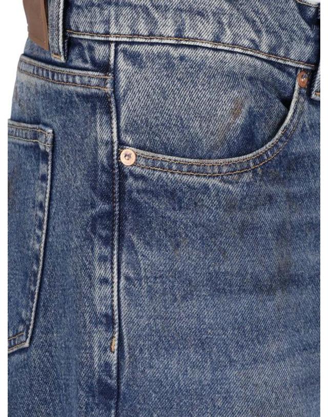 아워 레가시 [해외직구] 26FW 아워레가시 칼슨 컷 앨리 캣 워시 데님 팬츠 M4265CA ALLEY CAT WASH BLUE 착용컷