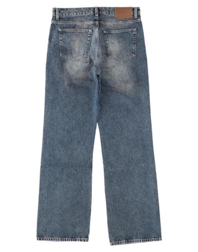 아워 레가시 [해외직구] 26FW 아워레가시 칼슨 컷 앨리 캣 워시 데님 팬츠 M4265CA ALLEYCATWASH Grey 착용컷