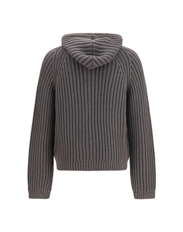 아워 레가시 [해외직구] 26FW 아워레가시 레벨 리브드 니트 후드 집업 M4263LSSAGESTRIPE SAGE STRIPE 착용컷