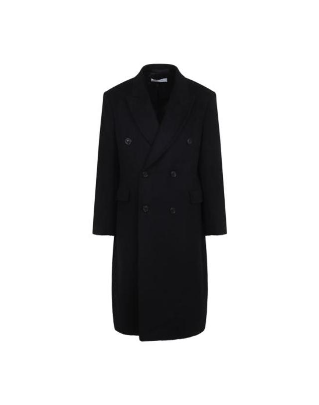 아워 레가시 [해외직구] 26FW 아워레가시 헤어리 울 웨일 코트 M4201WB BLACK 착용컷