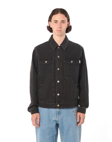 [해외직구] 24SS 라스벳 데님 자켓 PACC14J001 1 BLACK