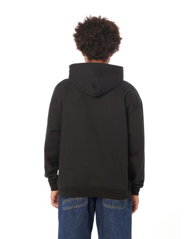 라스벳 [해외직구] 24SS 라스벳 후드 티셔츠 PACC14T024 1 BLACK 착용컷