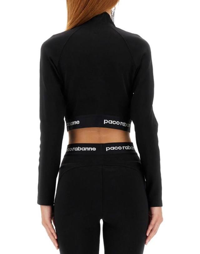 파코라반 [해외직구] 23FW 파코라반 긴팔 티셔츠 23AJTO609PA0092 P001 Black 착용컷