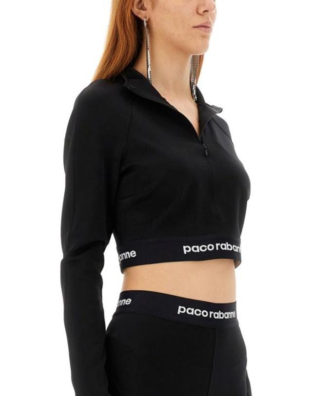 파코라반 [해외직구] 23FW 파코라반 긴팔 티셔츠 23AJTO609PA0092 P001 Black 착용컷