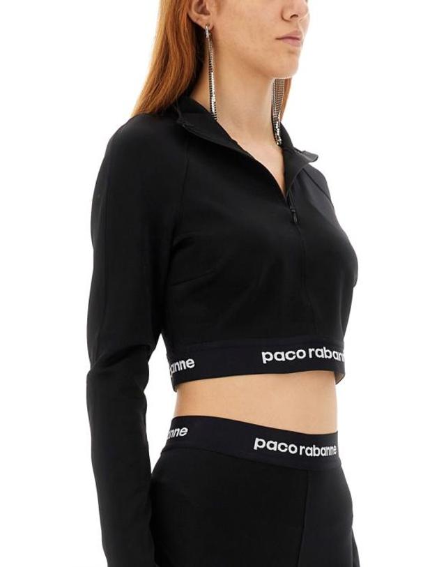 파코라반 [해외직구] 23FW 파코라반 긴팔 티셔츠 23AJTO609PA0092 P001 BLACK 착용컷