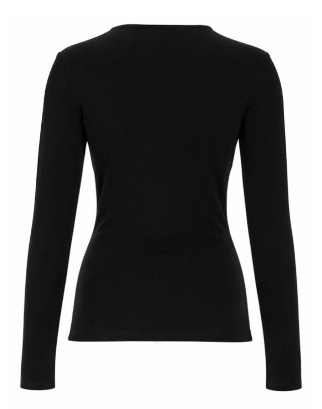 파코라반 [해외직구] 26SS 파코라반 긴팔 티셔츠 24AJTO708VI0386 P001 BLACK 착용컷
