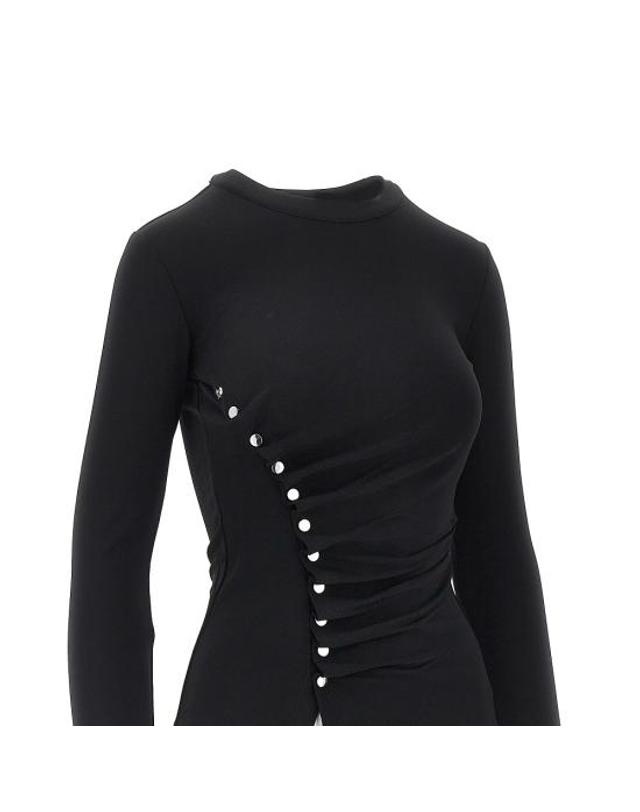 파코라반 [해외직구] 26FW 파코라반 긴팔 티셔츠 24AJTO708VI0386 Black 착용컷