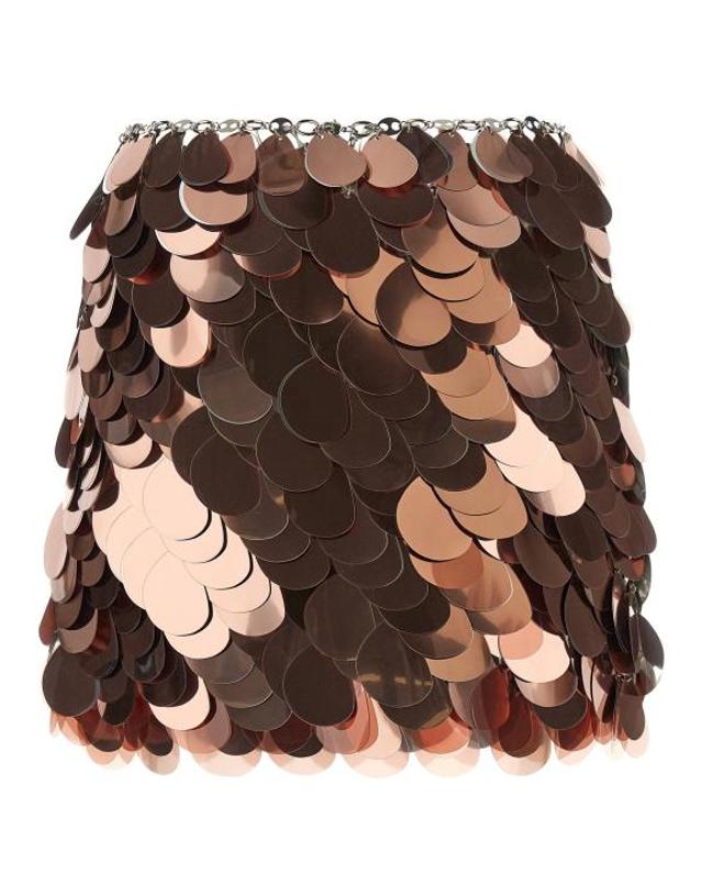 파코라반 [해외직구] 파코라반 스커트 LD26HIJU260PS0676M665 ROSE GOLD 착용컷