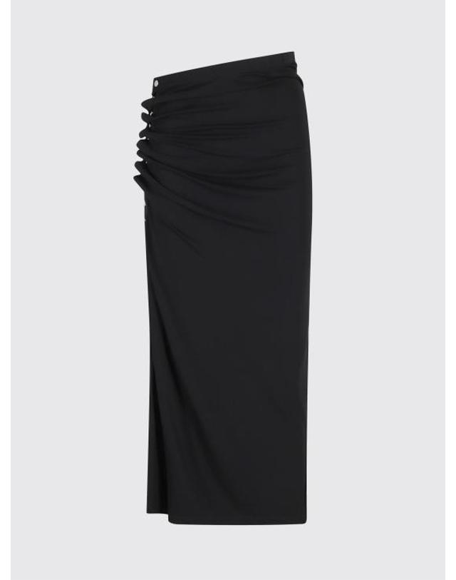 파코라반 [해외직구] 26SS 파코라반 롱 스커트 24AJJU515VI0386 P001 Black 착용컷
