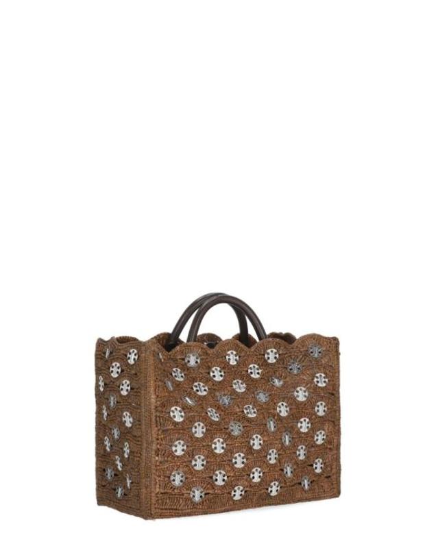 파코라반 [해외직구] 26FW 파코라반 토트백 26ASS0501NAT086M230 Brown 착용컷