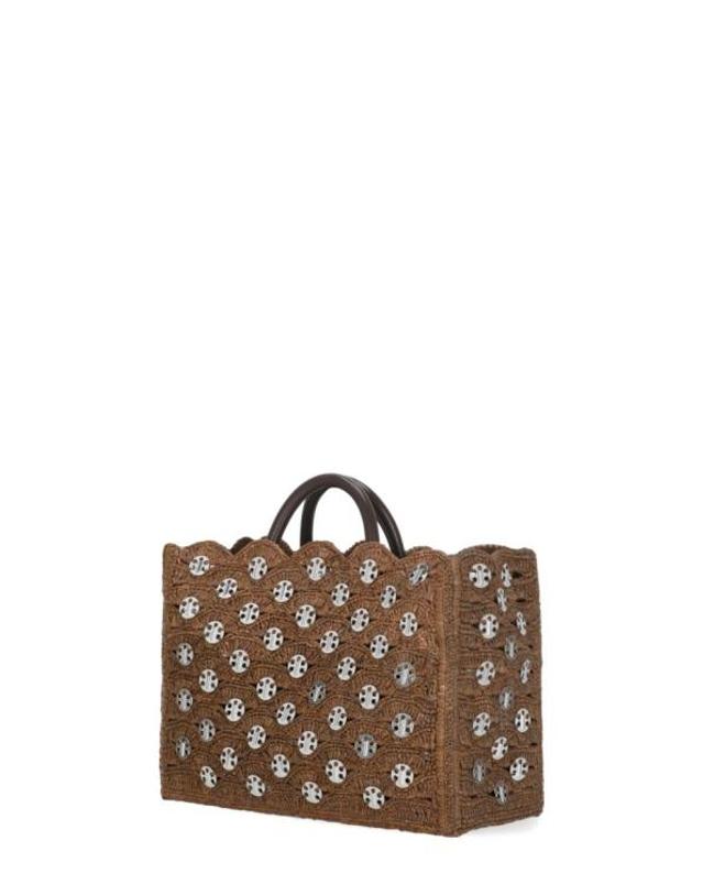 파코라반 [해외직구] 26FW 파코라반 토트백 26ASS0501NAT086M230 Brown 착용컷