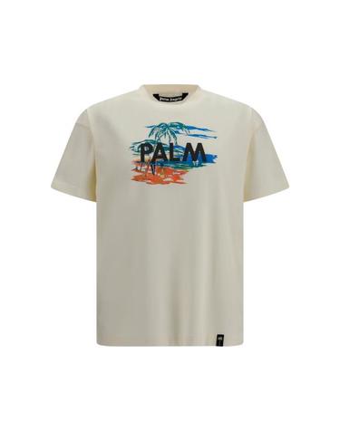팜엔젤스 [해외직구] 26FW 팜앤젤스 반팔 티셔츠 PAMAA001JR0040384 OFF WHITE MULTICOLOR