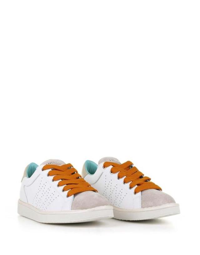팬쉭 [해외직구] 24SS 팬쉭 스니커즈 P01M01300873032 ORANGE 착용컷