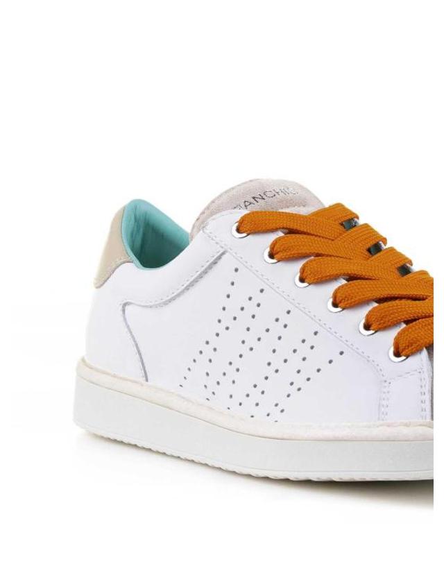 팬쉭 [해외직구] 24SS 팬쉭 스니커즈 P01M01300873032 ORANGE 착용컷