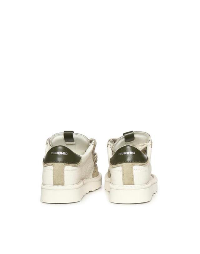 팬쉭 [해외직구] 26SS 팬쉭 스니커즈 P001M033 02263081P001 IVORY OLIVE 착용컷