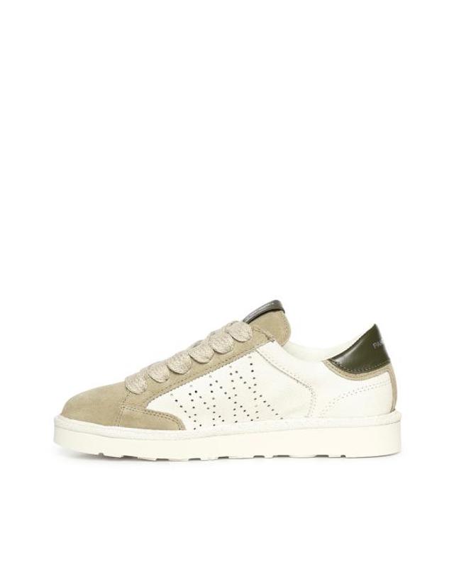 팬쉭 [해외직구] 26SS 팬쉭 스니커즈 P001M033 02263081P001 IVORY OLIVE 착용컷