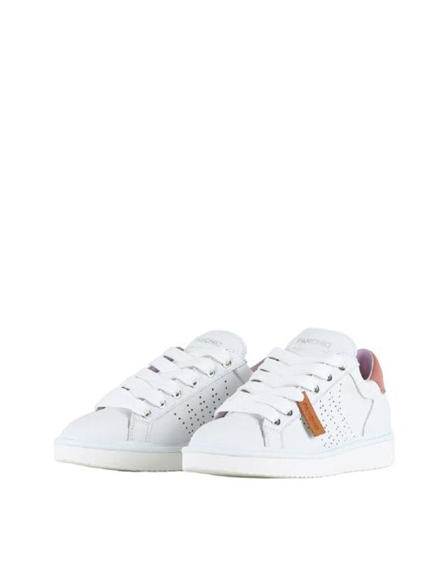 팬쉭 [해외직구] 24SS 팬쉭 스니커즈 P01W01300860036 WHITE 착용컷