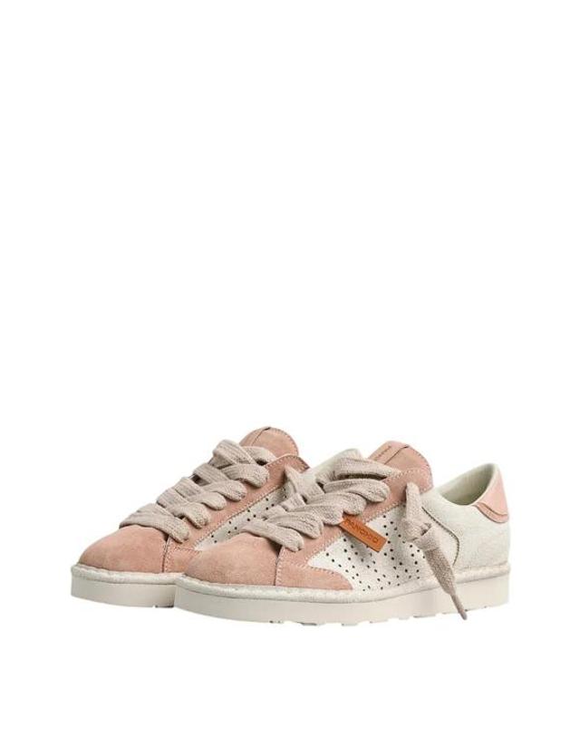 팬쉭 [해외직구] 26SS 팬쉭 스니커즈 P001W03302263079 NUDE NEUTRALS 착용컷