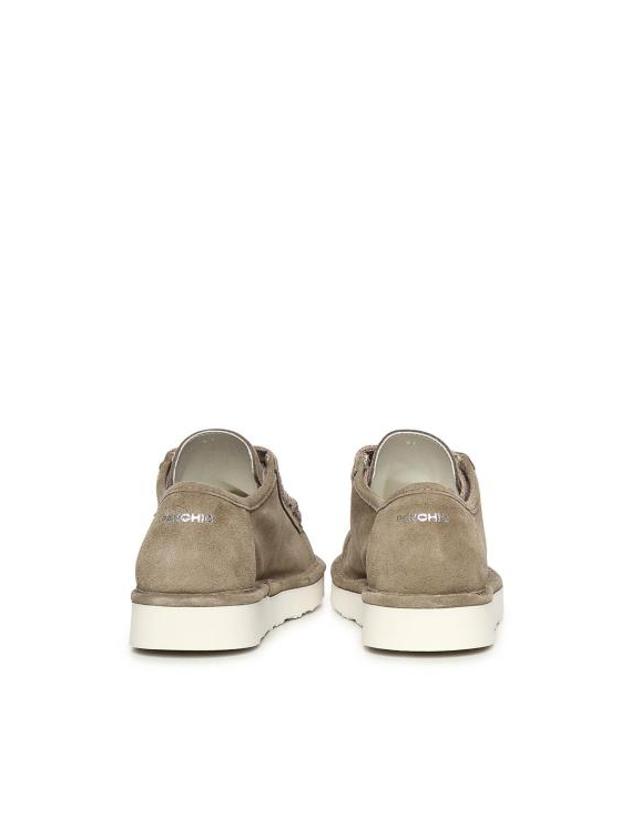 팬쉭 [해외직구] 26SS 팬쉭 스니커즈 P001M0300206D024P001 LIGHT BROWN 착용컷