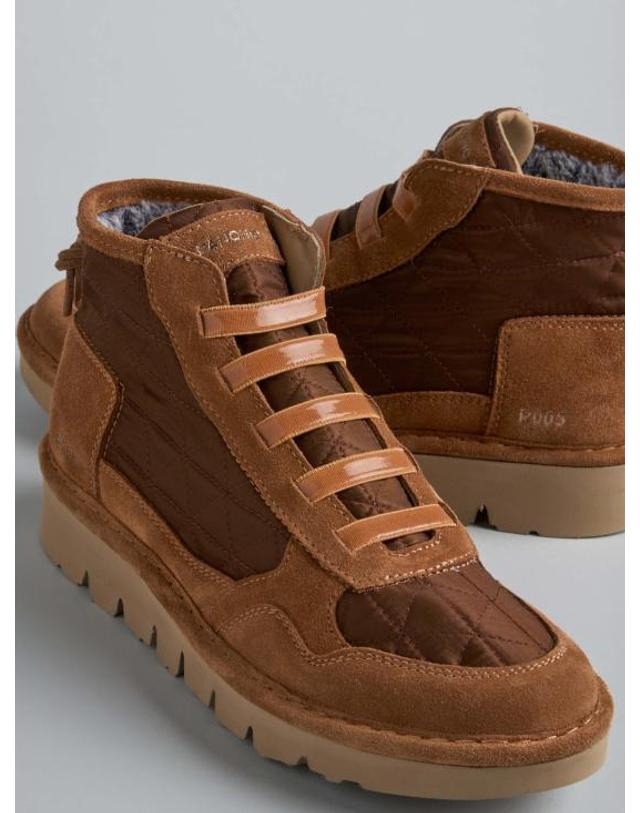 팬쉭 [해외직구] 26FW 팬쉭 부츠 P005W0240250 D004 BROWN 착용컷