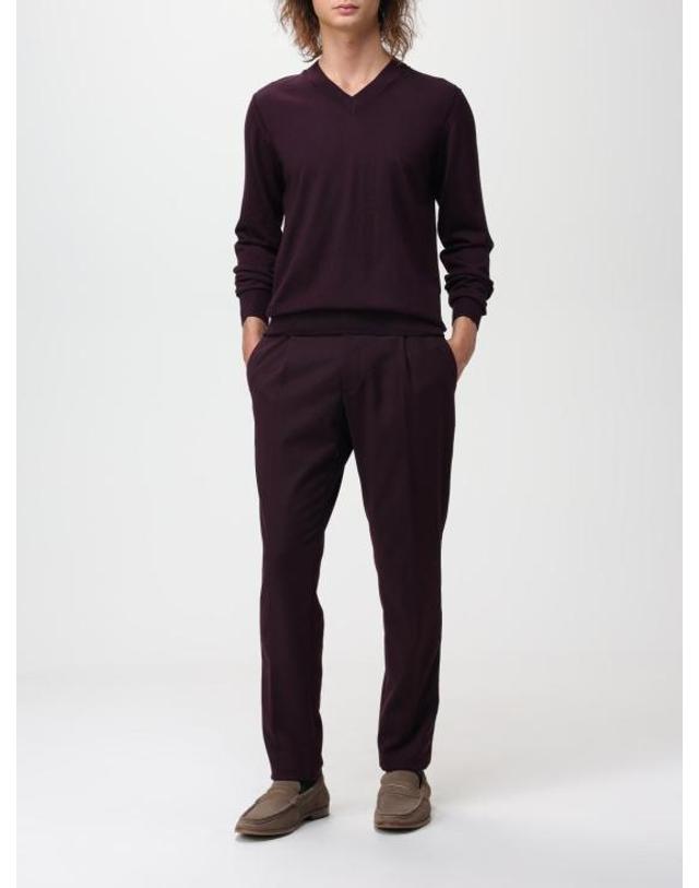파올로페코라 [해외직구] 23FW 파올로페코라 스웨터 A009F001 4551 Burgundy 착용컷