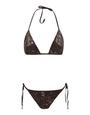 [해외직구] 25FW 파로쉬 비키니 수영복 D005520GONG26008 Brown
