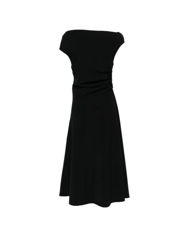 패로슈 [해외직구] 26SS 파로쉬 미디 원피스 D726147PINGU013 BLACK 착용컷