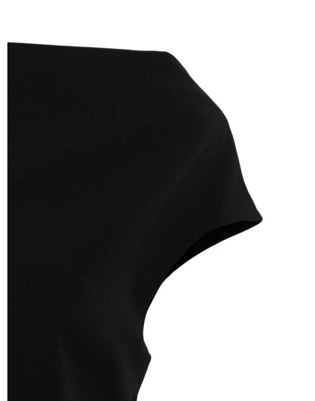 패로슈 [해외직구] 26SS 파로쉬 미디 원피스 D726147PINGU013 BLACK 착용컷