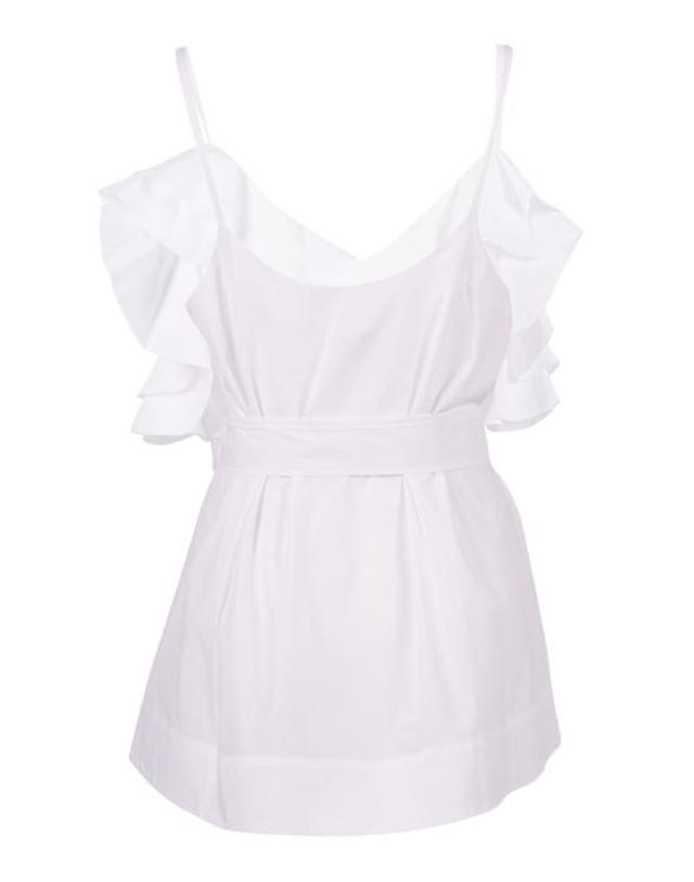패로슈 [해외직구] 26SS 파로쉬 블라우스 CANYOX26 D313354 White 착용컷