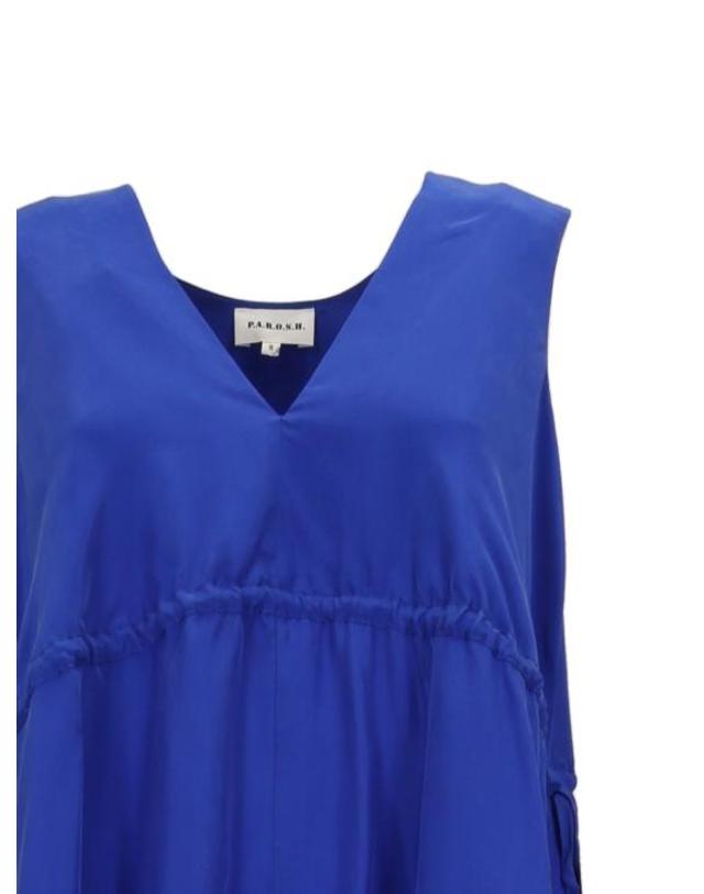 패로슈 [해외직구] 26SS 파로쉬 롱 원피스 SAXON Blue 착용컷