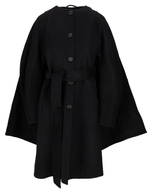 패로슈 [해외직구] 25FW 파로쉬 코트 D431766LEAK25 013 NERO 착용컷
