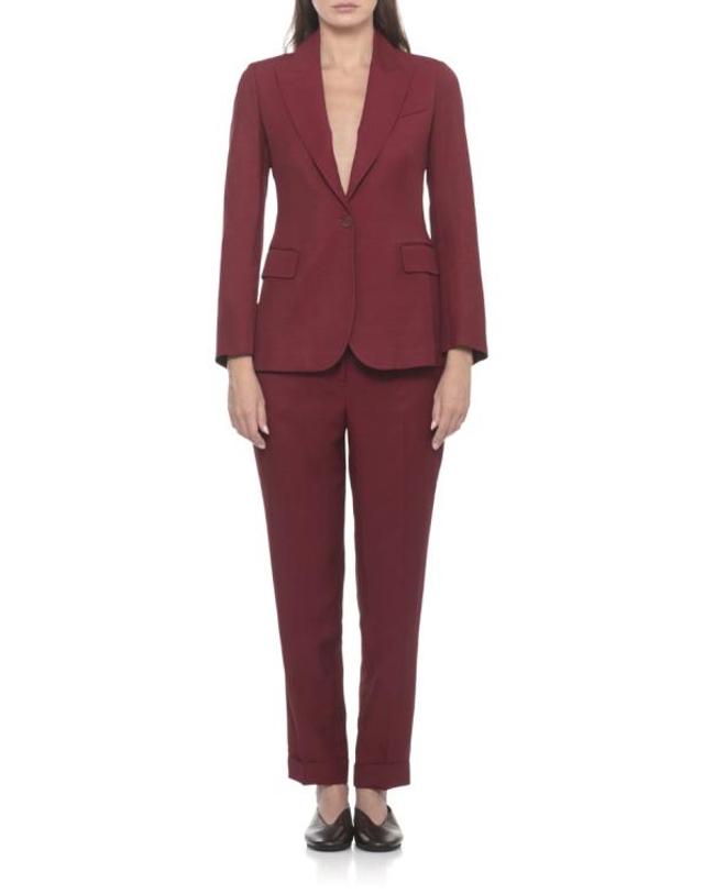 패로슈 [해외직구] 26SS 파로쉬 수트 자켓 D420267RAISA26010 Red 착용컷