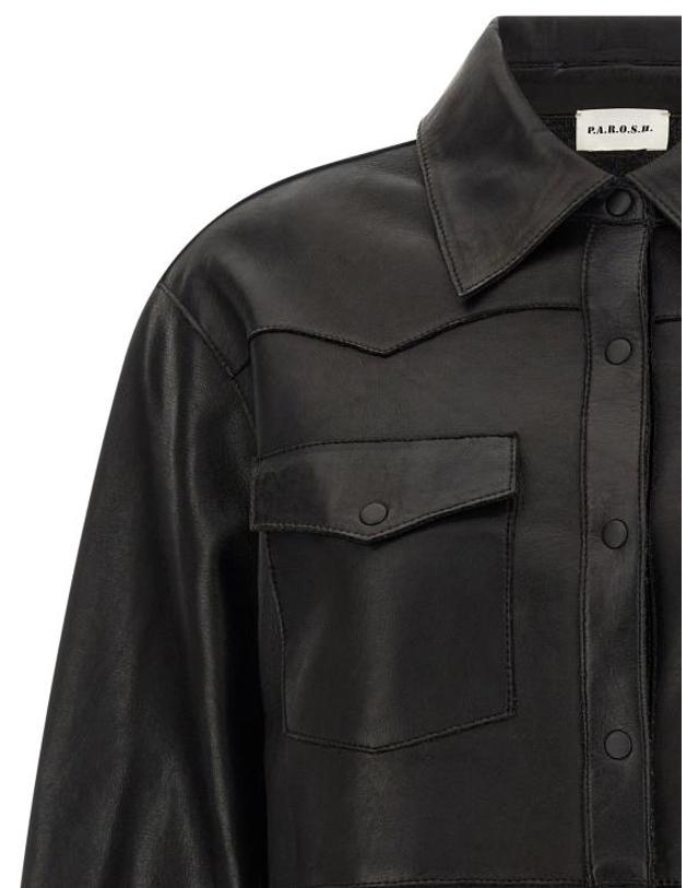 패로슈 [해외직구] 파로쉬 셔츠 LDD431923SMACIOCK26W013 BLACK 착용컷