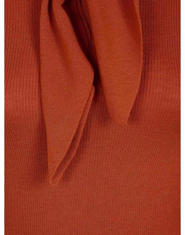 패로슈 [해외직구] 26FW 파로쉬 탑 D541502LONG019 Orange 착용컷