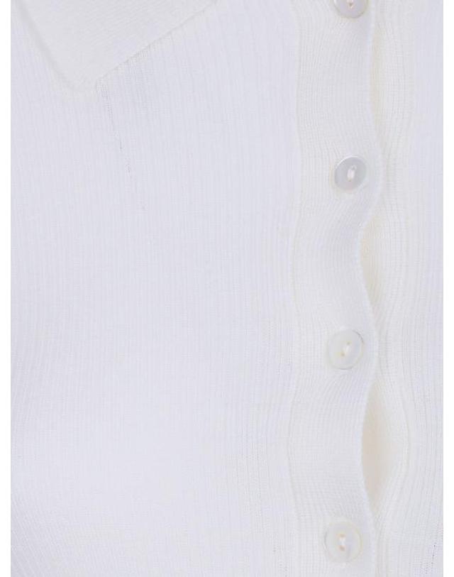 패로슈 [해외직구] 26FW 파로쉬 폴로 티셔츠 D540508LONG 002 White 착용컷