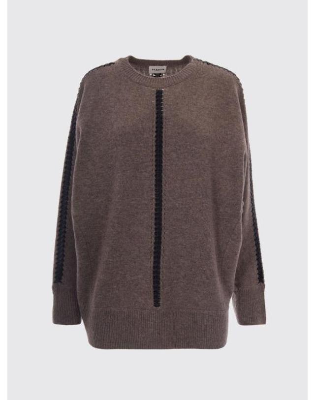 패로슈 [해외직구] 26FW 파로쉬 스웨터 LILLERD541504 014 Grey 1 착용컷