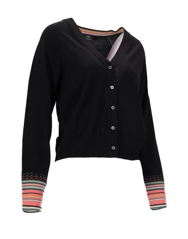 폴스미스 [해외직구] 25FW 폴 스미스 가디건 W2R578NT31327 79 BLACK 착용컷