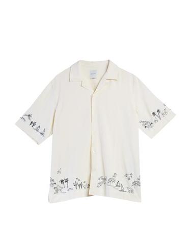[해외직구] 26SS 폴 스미스 반팔 셔츠 M1R 905UE V03036 04 OFF WHITE