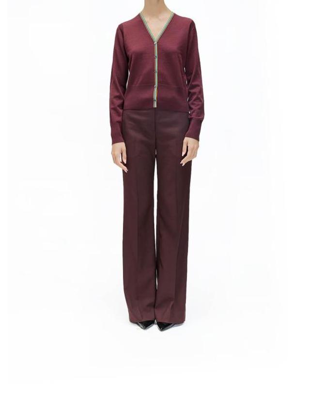 폴스미스 [해외직구] 25FW 폴 스미스 가디건 W1R618NT1114428 Dark Red 착용컷